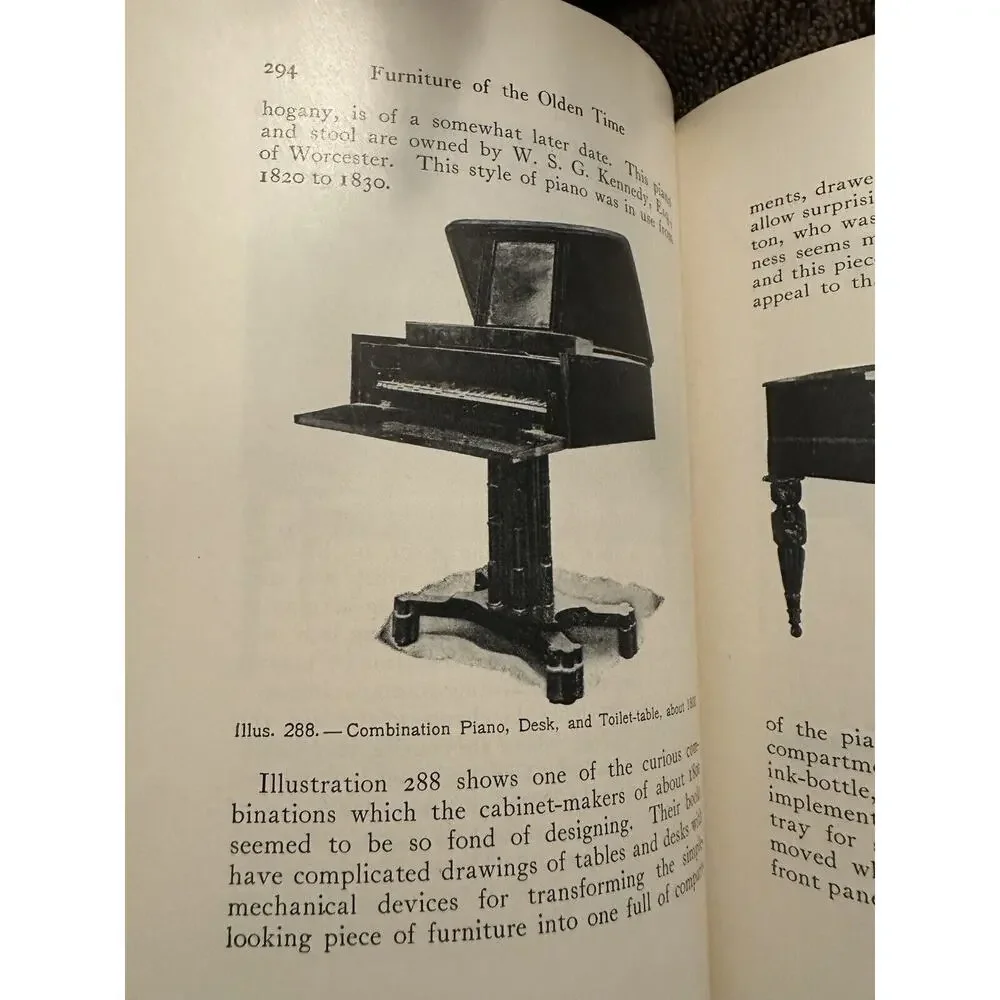 Furniture of the Olden Time Illustrated Furniture Reference New Ed. 1944 Morse‎
